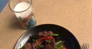 Grilled Asparagus Steak Bundles