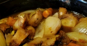 Slow Cooker Root Vegetable Tagine
