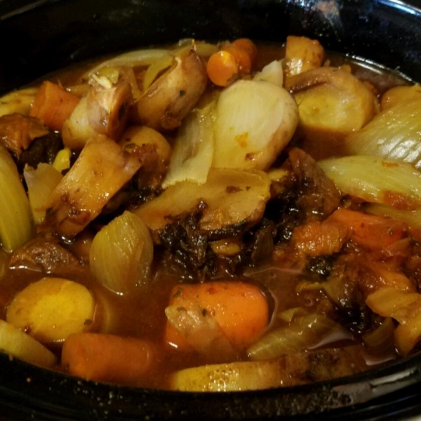 Slow Cooker Root Vegetable Tagine