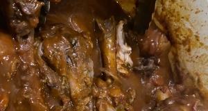 Lamb Shank Braised in White Wine with Rosemary