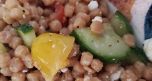 Heirloom Tomato Salad with Pearl Couscous