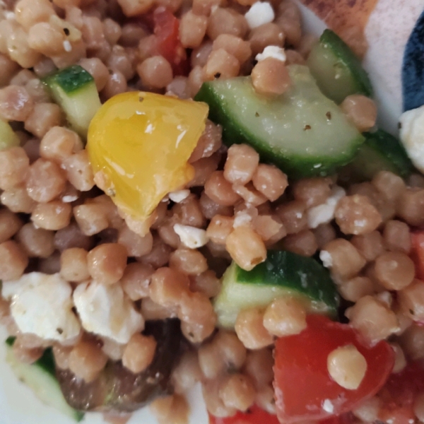 Heirloom Tomato Salad with Pearl Couscous
