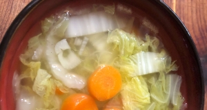 Chinese Cabbage and Ginger Soup