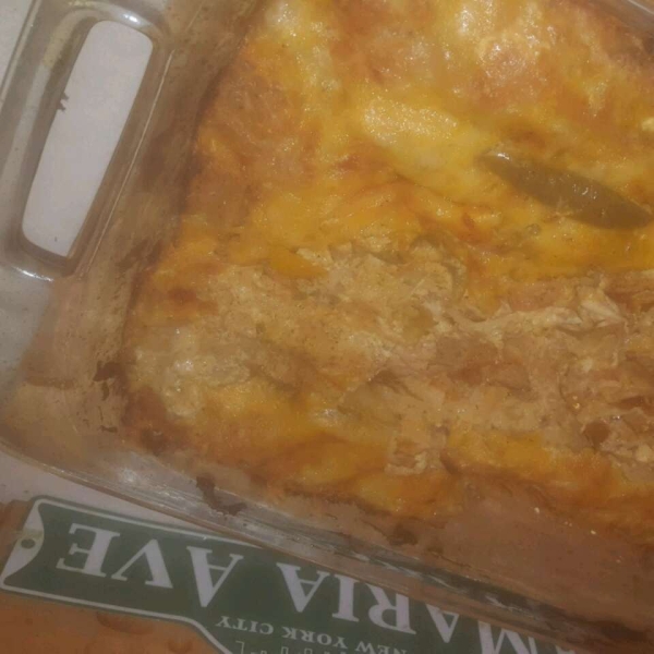 Turkey Cream Cheese Enchiladas