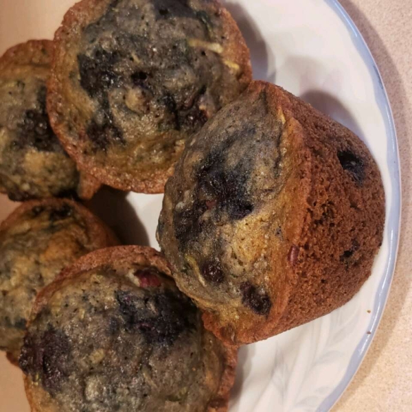 Blueberry Zucchini Muffins