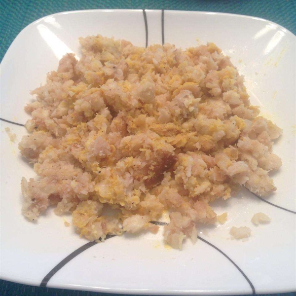 Fish and Brewis with Scruncheons