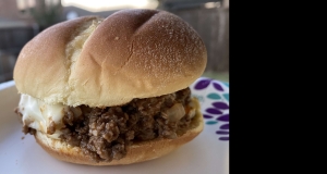 Zesty Cheese Steak Sloppy Joes