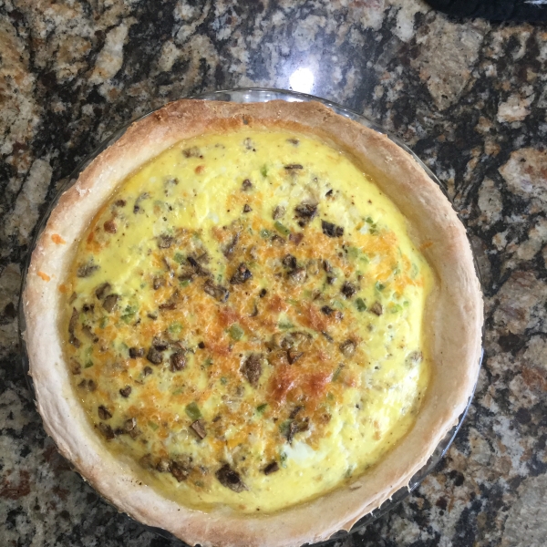 Cheddar Quiche