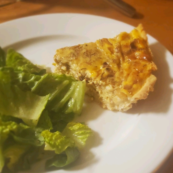 Cheddar Quiche