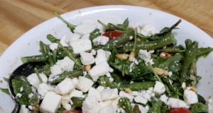 Feta and Slow-Roasted Tomato Salad with French Green Beans