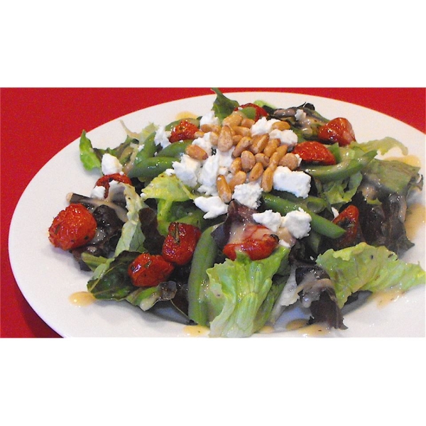 Feta and Slow-Roasted Tomato Salad with French Green Beans