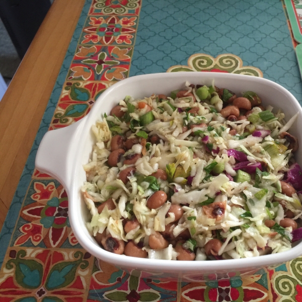 Black-Eyed Pea Cabbage Salad