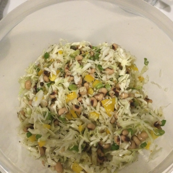 Black-Eyed Pea Cabbage Salad