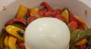 Roasted Veggie Salad With Burrata