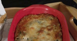 Spinach Artichoke Dip with Water Chestnuts