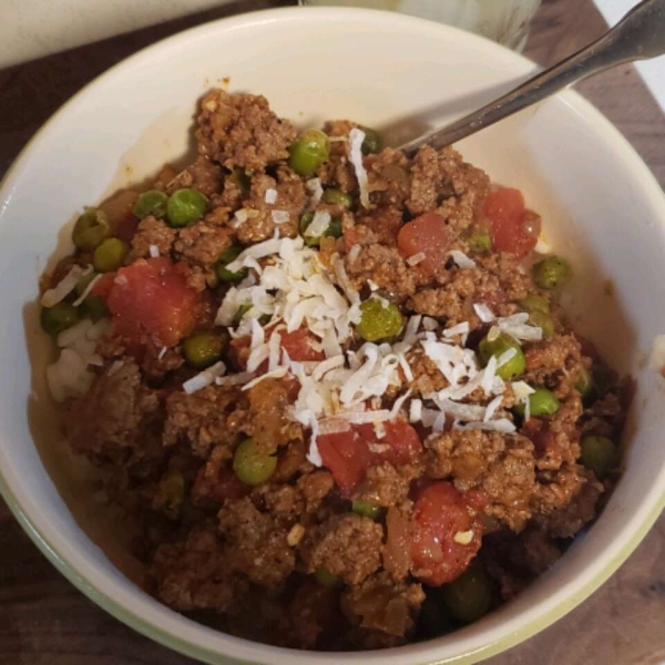 Kima (Ground Beef and Peas)