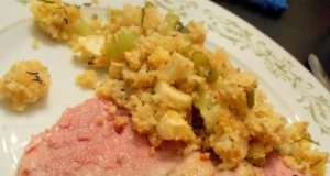 Roast Duck with Apple Dressing