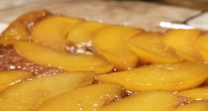 Peach Amaretto Upside-Down Cake