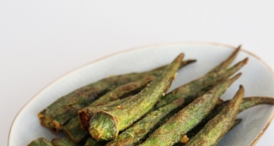 Spicy Air-Fried Okra
