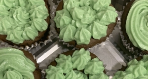 Chocolate Cupcakes with Bailey's Creme Frosting