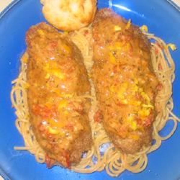 Snapper with Linguine and Citrus Cream Sauce