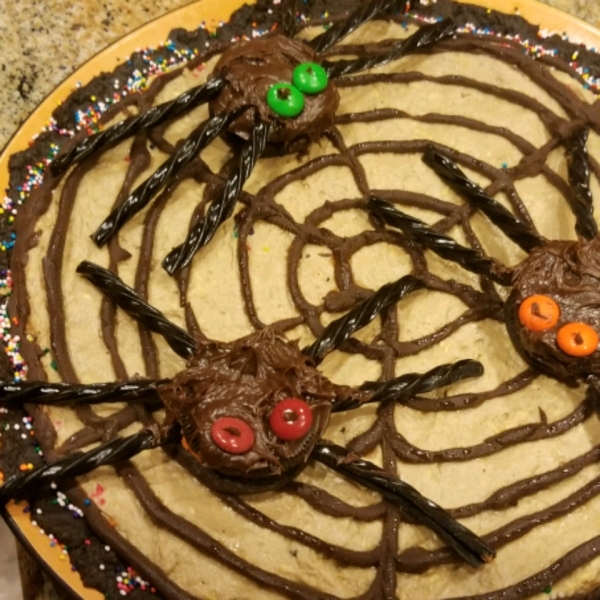 OREO Spider Web Cookie Pizza