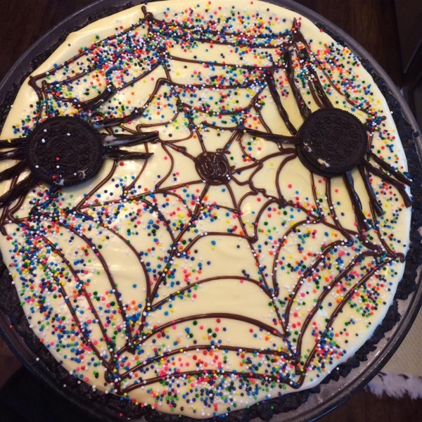 OREO Spider Web Cookie Pizza