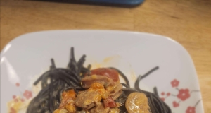 Fettuccine with Sweet Pepper-Cayenne Sauce