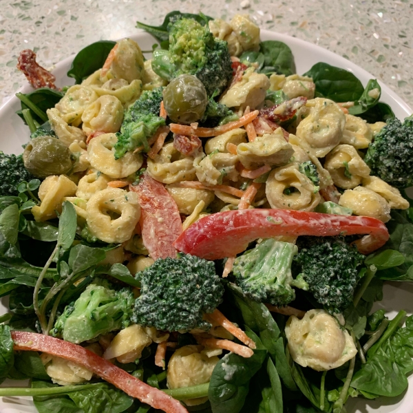 Tortellini Pesto Salad