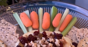 Sweet Orange and Cranberry Baked Brie