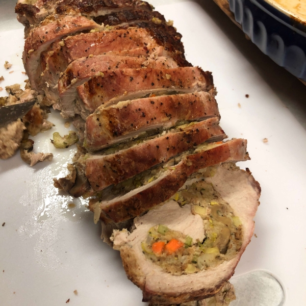 Apple-Stuffed Pork Loin