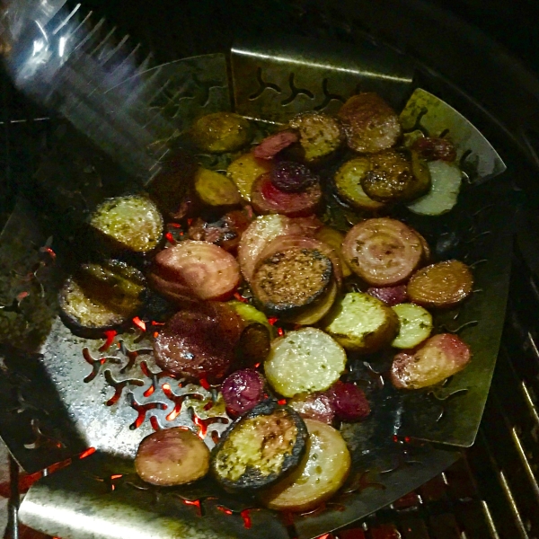 Grilled Beets in Rosemary Vinegar