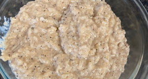 Canadian Maple Rice Pudding