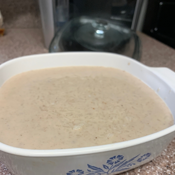 Canadian Maple Rice Pudding