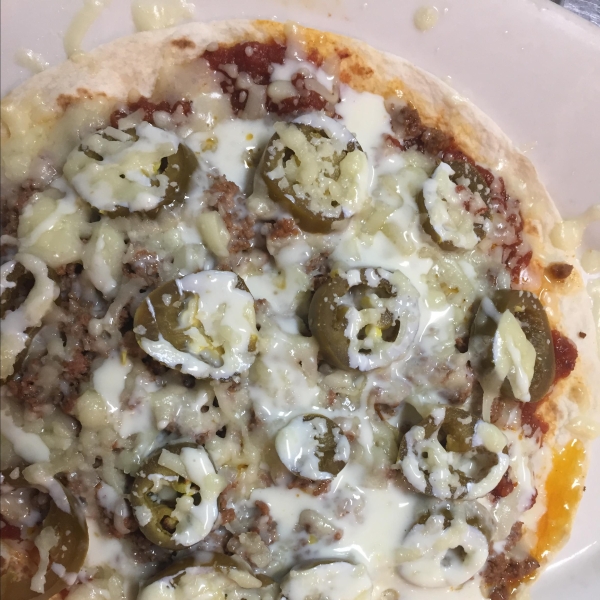 Easy Mexican Pizza