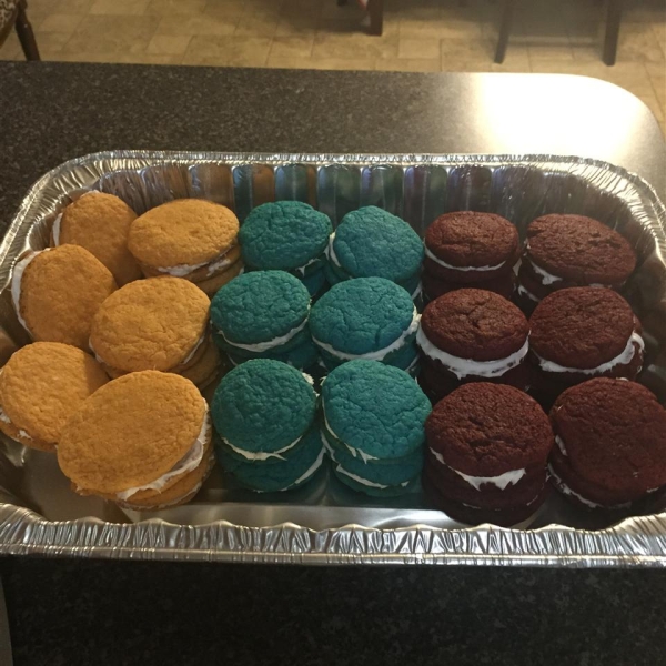 Red Velvet Sandwich Cookies