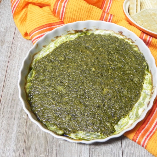 Pesto Cream Cheese Dip
