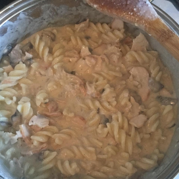 Greek Yogurt Chicken Stroganoff with Mushrooms