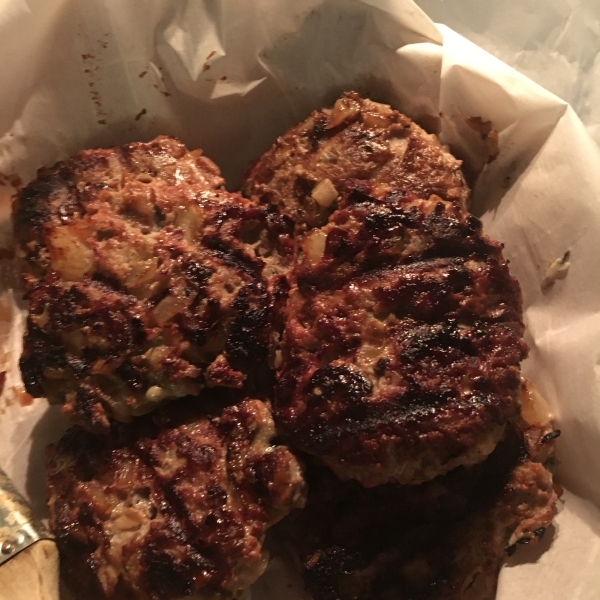 Mushroom Blue Cheese Turkey Burgers