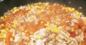Ground Beef Curly Noodle