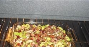 Roasted Red Pepper and Sausage Stuffing