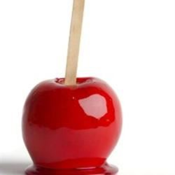 Candied Apples with Black Currant Syrup