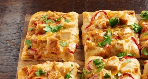 Shareable Thai Chicken Flatbread
