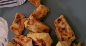 Breaded, Fried, Softly Spiced Tofu