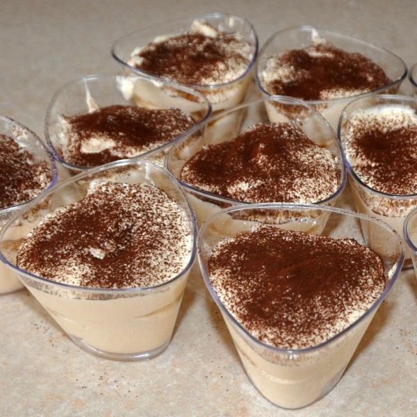 Caramel-Macchiato Tiramisu Parfaits