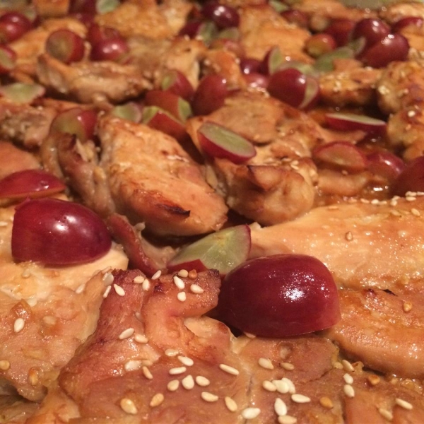 Garlic Chicken And Grapes
