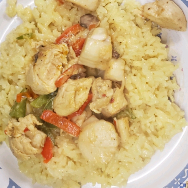 Thai Curry Chicken and Rice