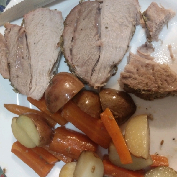 Healthier Roasted Pork Loin