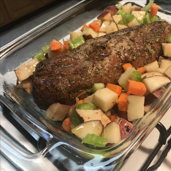 Healthier Roasted Pork Loin