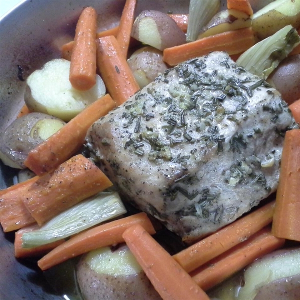 Healthier Roasted Pork Loin
